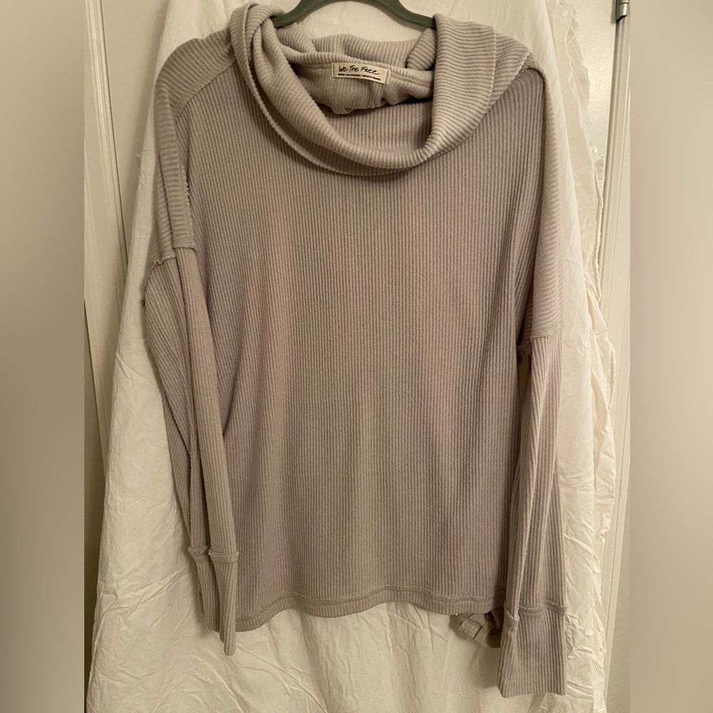 Free People Split-back Sweater